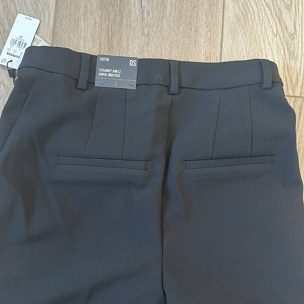 NWT Express Editor Straight Ankle Super High Rise - Picture 5 of 6